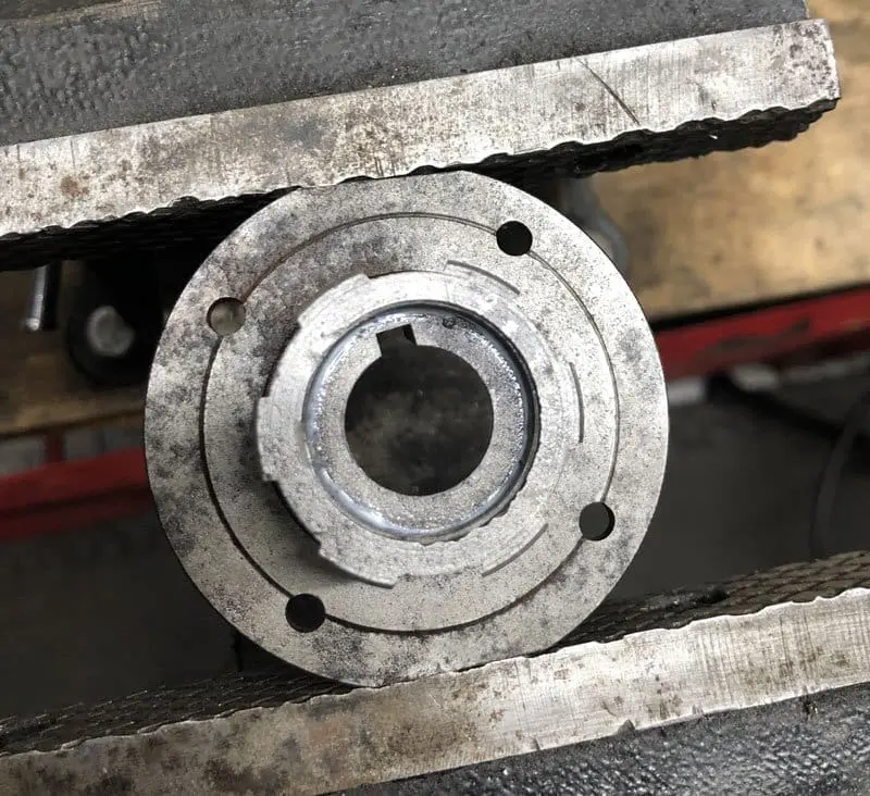 Installing New Clutch Rubber
