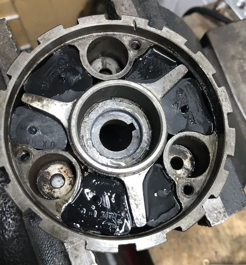 Installing New Clutch Rubber