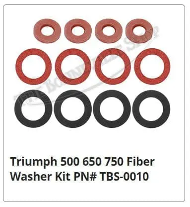 Fiber Washer Kit PN# TBS=0010