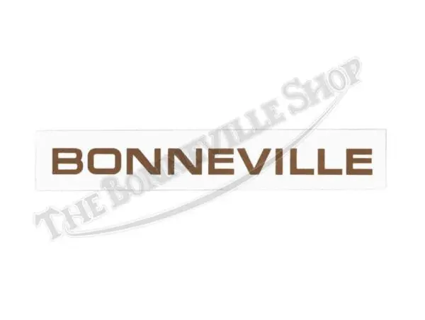triumph bonneville block letter toolbox sidepanel peel and stick decal