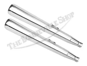 Triumph BSA 650 750 Silencer Pair 1971-1972 UK Made PN# 71-2382