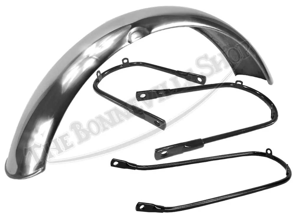 Triumph T100C TR6C Fender Stay Kit and Stainless Mudguard/Fender 1969-70 PN# 97-1681 97-1683 97-3885 97-3884 S