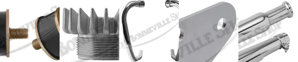 The Bonneville Shop sells Norton exhaust parts for vintage and classic Norton motorcycles online