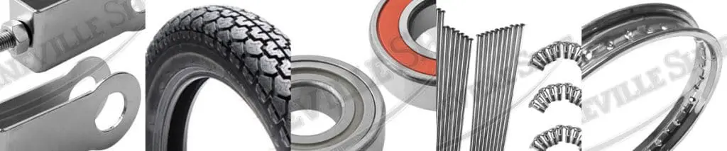 Norton Wheels The Bonneville Shop sells wheel parts for vintage and classic Norton wheels motorcycles online
