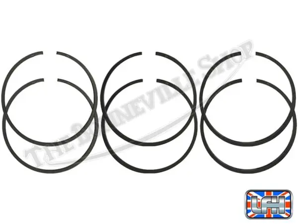 Triumph 650 71 mm Piston Ring Set PN# 70-6865 LF Harris Standard