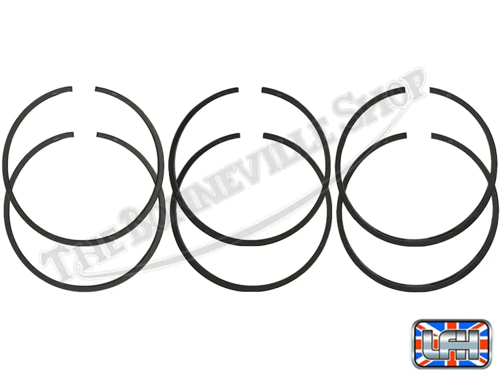 Triumph 650 71 mm Piston Ring Set PN# 70-6865 LF Harris Standard