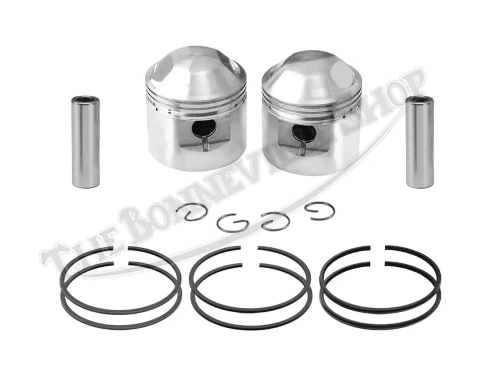 Triumph 650 Bonneville Tiger Trophy Pistons and Grant Rings PN# 70-9488 E9488 70-6864 US