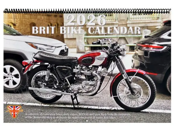 2026 Brit Bike Calendar PN# TBS-CALENDAR