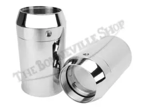 Triumph Bonneville Tiger 500 650 Chrome Fork Seal Holders w/Seals (2) PN# 97-1654