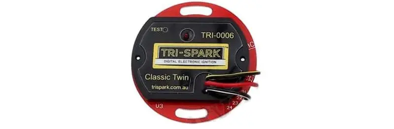 Timing Tri-Spark Ignition Triumph Norton BSA Trispark Electronic Ignition Duel Lead Ignition Coil V Timing Tri-Spark Tri-0006