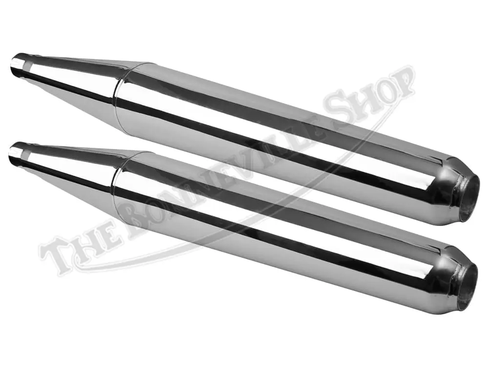 Norton Commando Interstate Muffler Silencer Pair PN# 06-3130 W