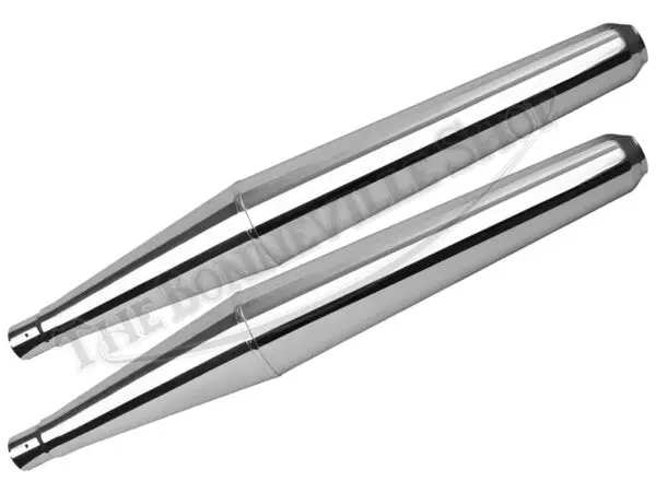 Norton Commando Interstate Muffler Silencer Pair PN# 06-3130 W