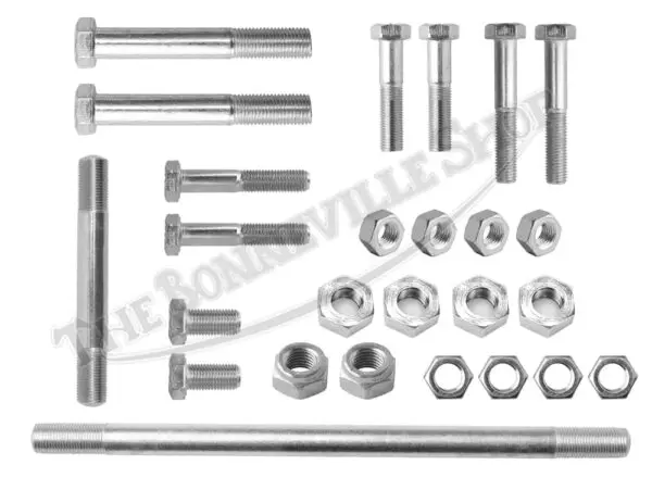 Triumph 650 Bonneville Tiger Complete Engine To Frame Bolt Set 1969-70 PN# TBS-0067 A