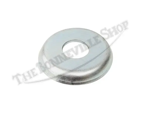 Cupped metal washer for fuel tank