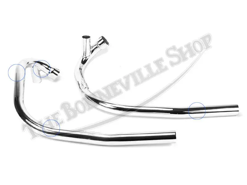 71-7507-71-7508-02-Triumph-Unit-750-T140-TR7-Exhaust-Pipe-Set-1973-82-Balanced