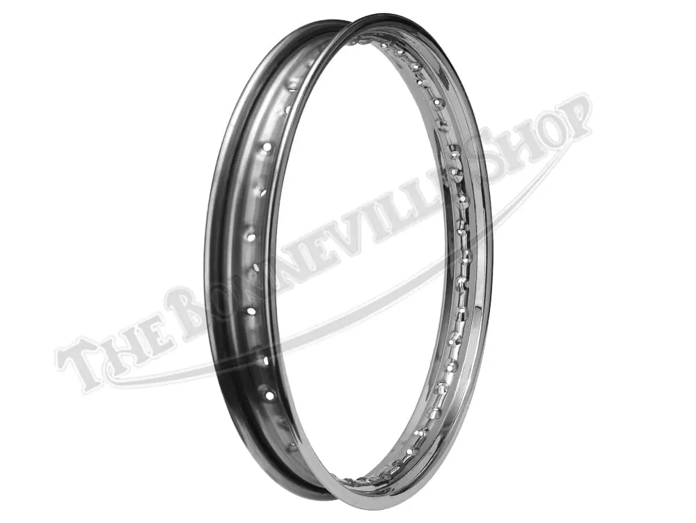 MB41-SS - Norton Full Width Front or Rear 19" WM2 Rolltru Premium Stainless Rim PN# MB41-SS 06-7712 NM18350