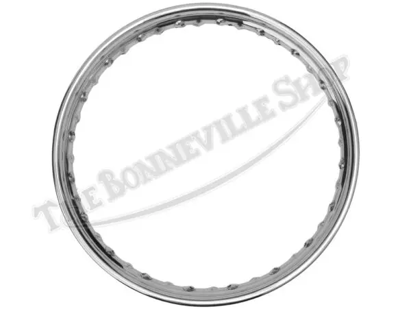 MB41-SS - Norton Full Width Front or Rear 19" WM2 Rolltru Premium Stainless Rim PN# MB41-SS 06-7712 NM18350