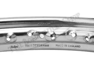 MB41-SS - Norton Full Width Front or Rear 19" WM2 Rolltru Premium Stainless Rim PN# MB41-SS 06-7712 NM18350