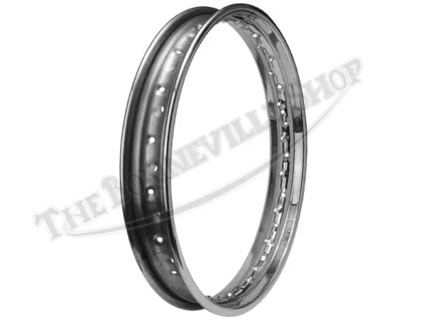MC260-VT - Triumph BSA Stainless Conical Rear 18" WM3 Rim Devon Valtru UK Made PN# MC260-VT 00-0000