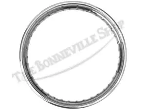 MC260-VT - Triumph BSA Stainless Conical Rear 18" WM3 Rim Devon Valtru UK Made PN# MC260-VT 00-0000