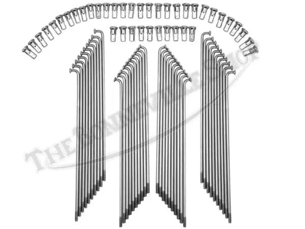 MC290-SSP - Triumph 18" Stainless Steel Spoke Set for Triumph Disc Rear Hubs PN# MC290-SSP