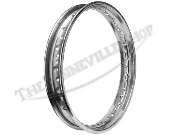 MC290-VTCH - Triumph Chrome Disc Rear 18" WM3 Rim Devon Valtru UK Made PN# MC290-VTCH 37-7030