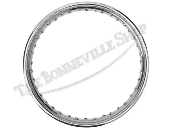 MC290-VTCH - Triumph Chrome Disc Rear 18" WM3 Rim Devon Valtru UK Made PN# MC290-VTCH 37-7030