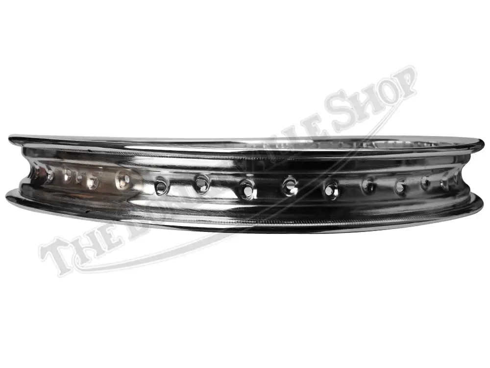 BSA A10 A50 A65 B25 Triumph TR25W Stainless QD-Crinkle Hub Rear Rim WM3 X 18-inch PN# 37-2291 S-2nd