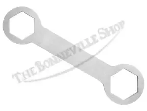Triumph BSA Norton Stainless Fork Top Nut Box Spanner Double-Ended 1-5/16" 1-1/2" PN# 60-0779 S D779 P259F