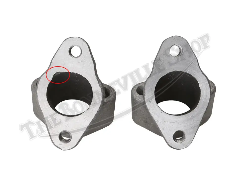 Triumph 650 750 Webco Type Single to Dual Carb Conversion Manifold Set PN# TBS-09-0639-2nd
