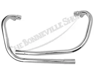 Triumph Exhaust T120 TR6 1969-70 Balanced System PN# 71-0022/24 70-5957/58