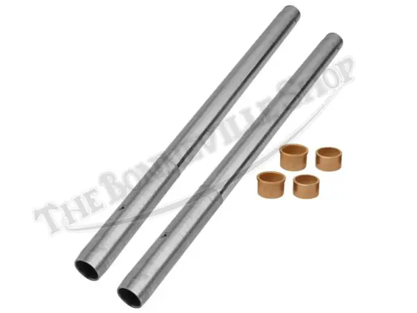 Triumph 5T 6T T110 T120 Fork Tube Set Complete with Bushings Pre-Unit Nacelle Models 1947-1959 UK-Made PN# 97-0382A H382A