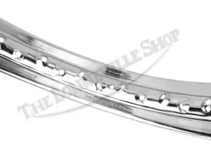 Triumph BSA 500 650 Valtru British Chrome for Bolt On & QD Rear Spool Hub WM3 x 18" Devon Rim UK Made PN# 37-1007 CE, W1007