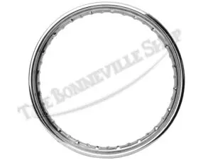 Triumph BSA 650 750 Twins Triples Valtru British Chrome Rim for Conical Rear Devon Rim UK Made PN# 37-3784 CE W3784