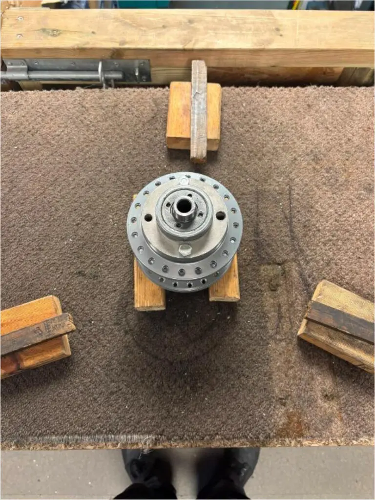 Lacing a Cross 3 Pattern Rear Disc Wheel