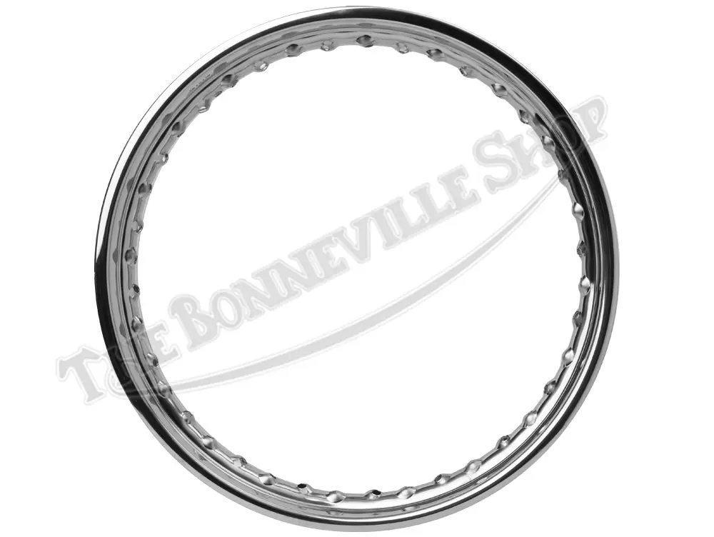 Triumph TR7RV T140 Rim WM3-18 Rear Disc Brake Hub .300" Holes Devon Valtru Stainless 1976-1982 UK-Made PN# 37-7030 SE
