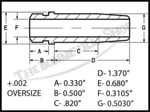 70 2899S 02 OVERSIZE TRIUMPH VALVE GUIDE  70788.1435594976.1280.1280